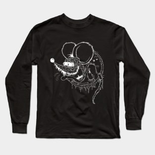 Classic Rat Fink (line version) Long Sleeve T-Shirt